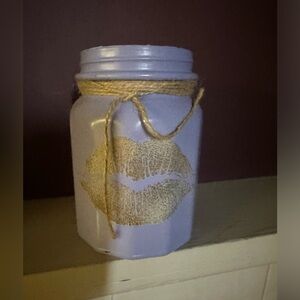 Handmade Lavender Rustic Makeup brush holder